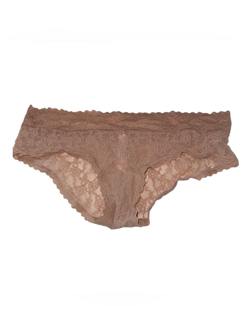 Victoria’s Secret Hiphugger Lace Panties‎ Nude Medium NWT Sexy